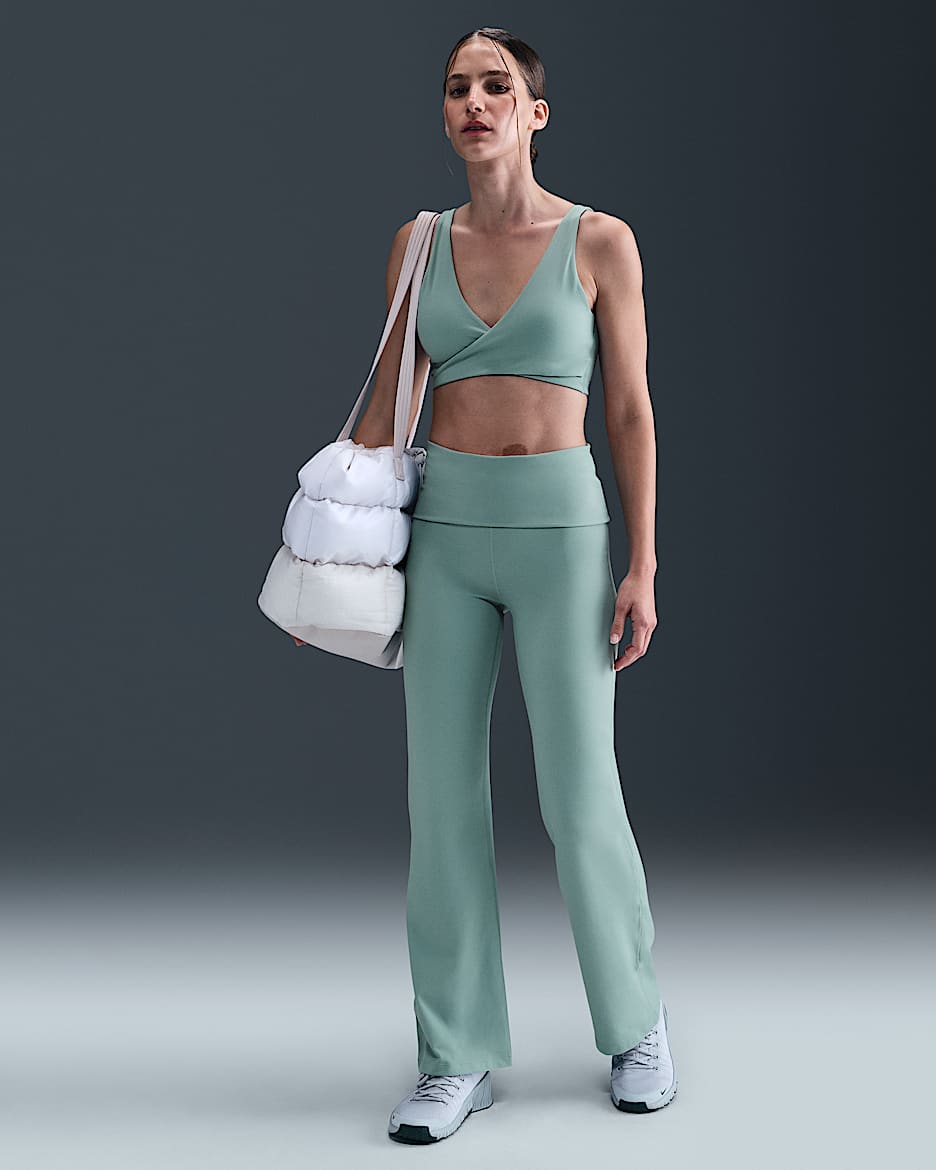Nike One Women's Dri-FIT High-Waisted Fold-Over Trousers